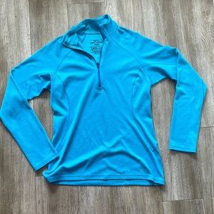 Patagonia blue quarter zip
